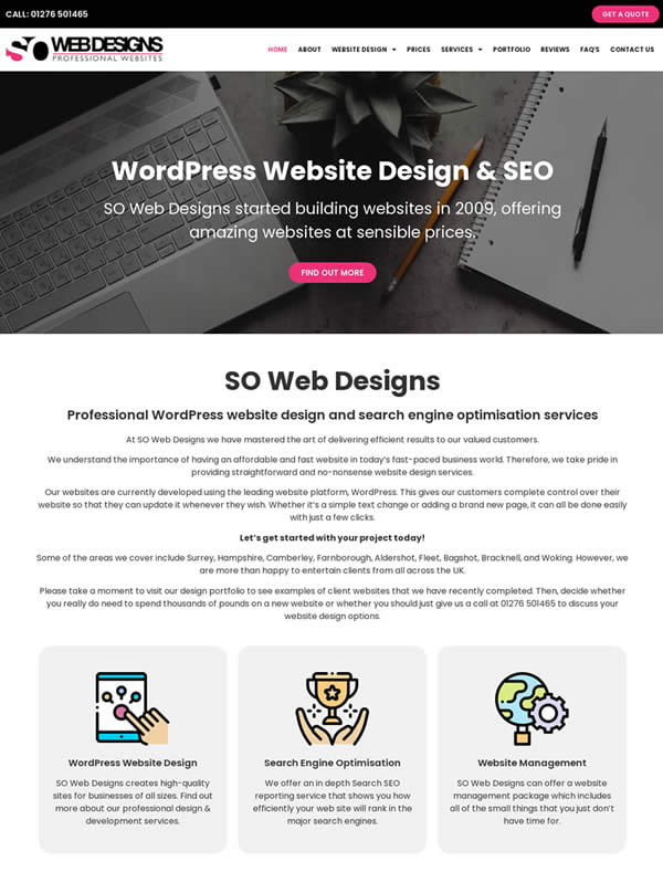 Web Designer Farnborough