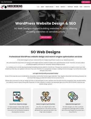 WordPress Web Designer Guildford